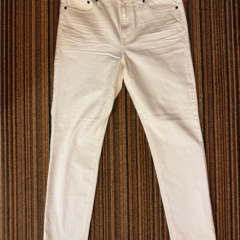 Express Men's Cream Skinny Jeans